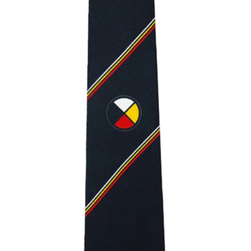 Open image in slideshow, Indigenous Artist Collection: Men's Tie: Medicine Wheel