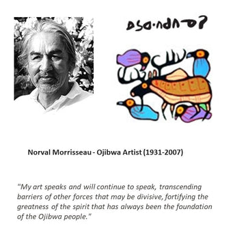 Open image in slideshow, Indigenous Artist Collection: Norval Morrisseau Flowers and Birds Water Bottle and Sleeve