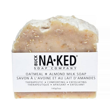 Open image in slideshow, Oatmeal & Almond Milk Soap - 140g/5oz by The  Buck Naked Soap Company