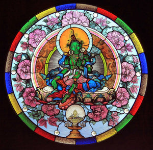 image of Green Tara bestowing blessings