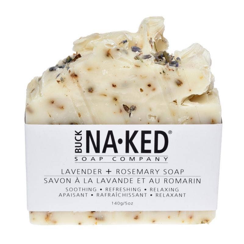 Lavender & Rosemary Soap - 140g/5oz by The Buck Naked Soap Company