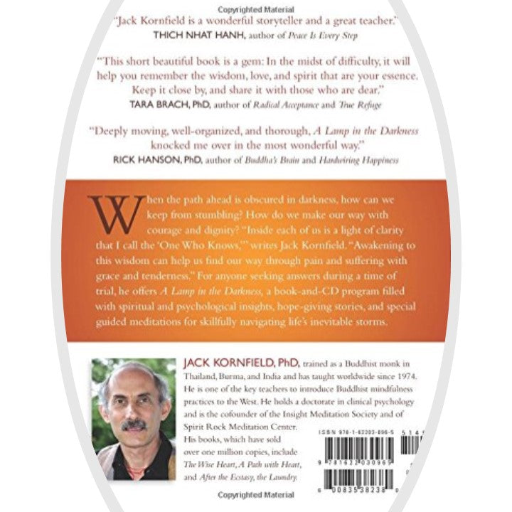 A Lamp in the Darkness: Illuminating the Path Through Difficult Times by Jack Kornfield CD & Book