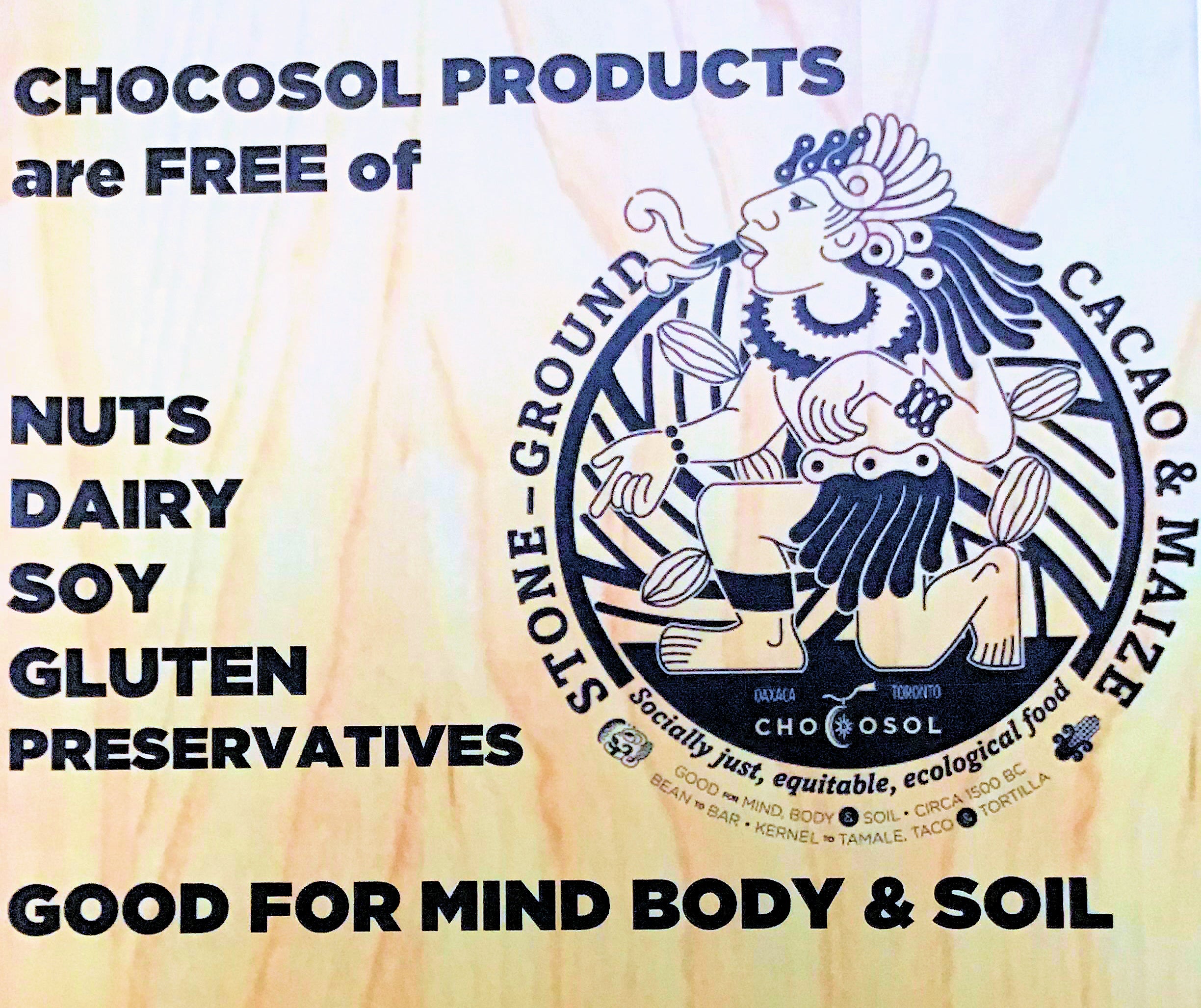 Chocosol Chocosol Organic Free Trade Cacao Chocolate – Yulokod Studios