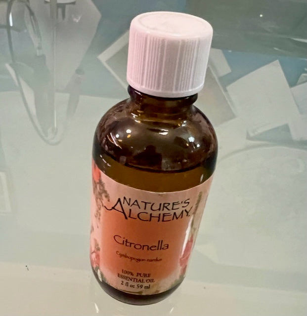 Citronella Essential Oil, Organic, 59 ml by Nature's Alchemy