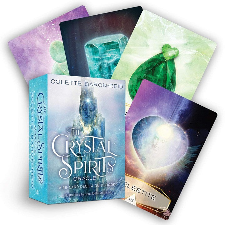 Crystal Spirits Oracle: A 58-Card Deck and Guidebook Cards by Colette Baron-Reid