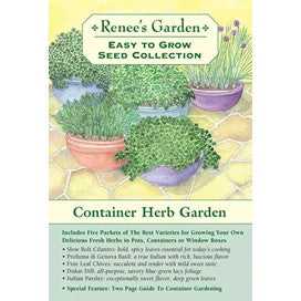 Easy Herb Container Garden by Renee's Garden