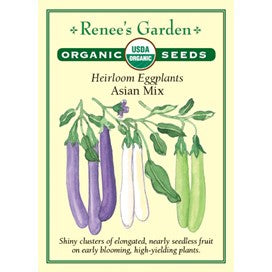 Eggplant, Heirloom Asian, Organic by Renee's Garden