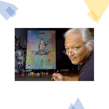 Karma Phuntsok: Contemporary Himalayan Art: Ltd. edition Giglee Prints: 11" x 14 5/8"  also available Canvas Prints  and Copperplate Prints