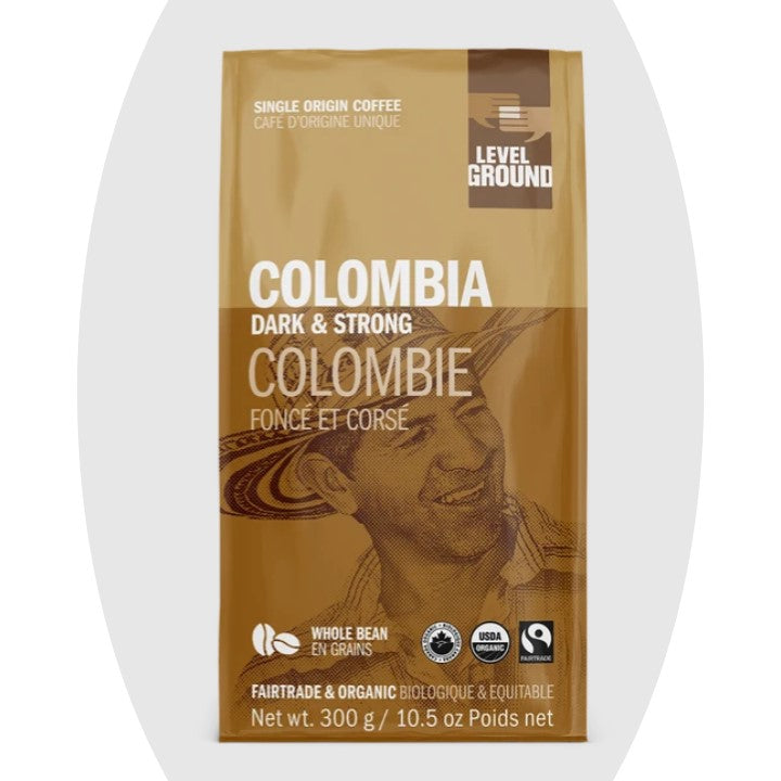 Colombia Fair Trade Organic Coffee by Level Ground 300 grams