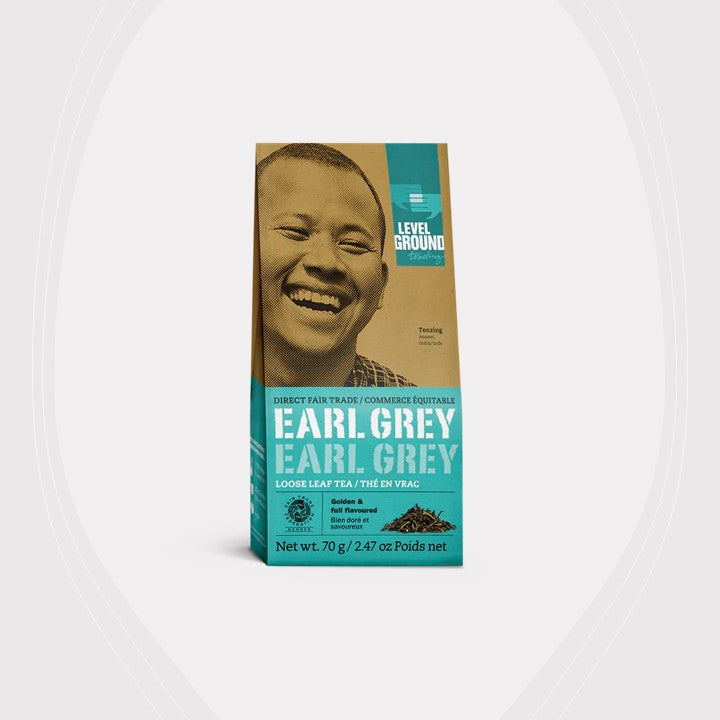 Earl Grey Organic Fair Trade Tea by Level Ground 70 grams