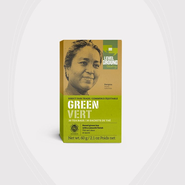 Green Tea Organic Fair Trade by Level Ground 70 grams