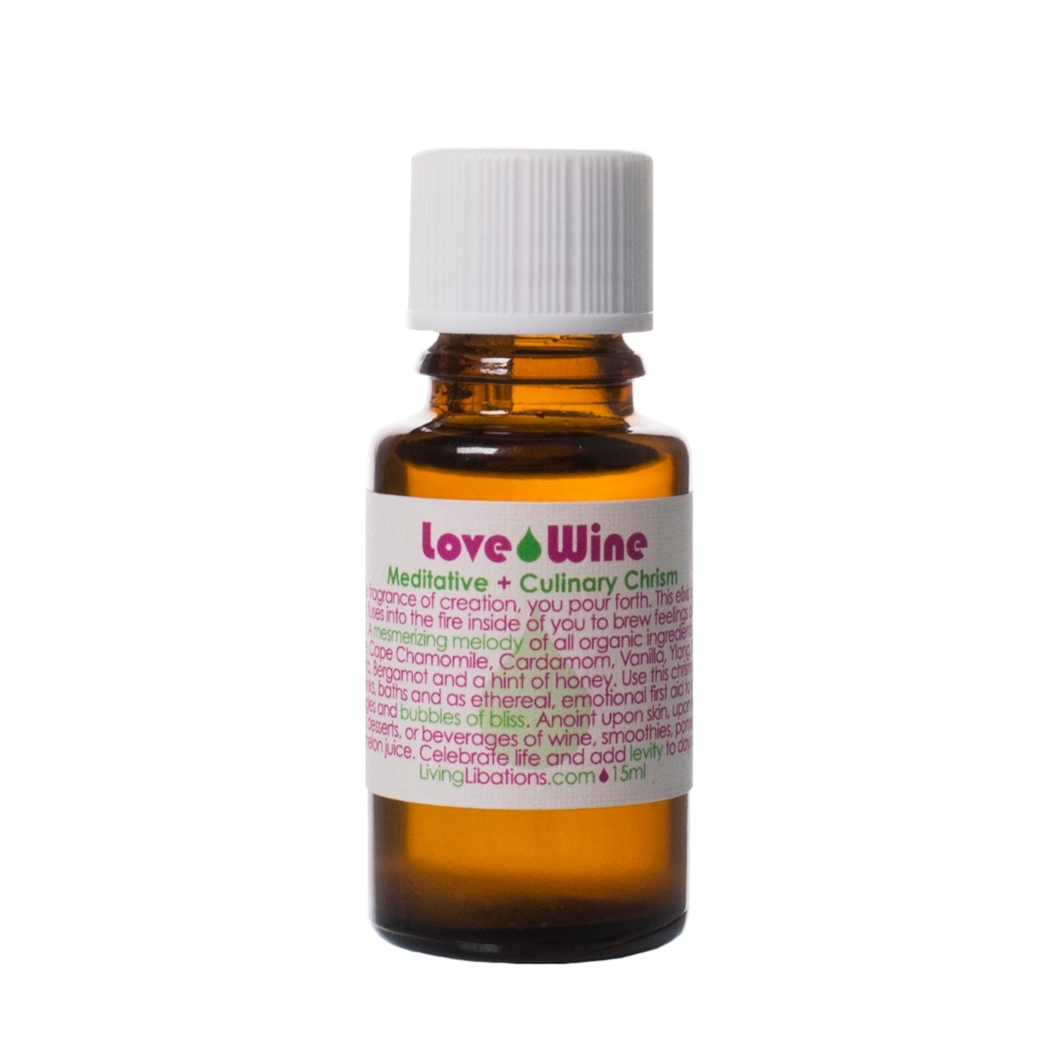 Love Wine Elixir Essential Oil Blend by Living Libations 5 mil.