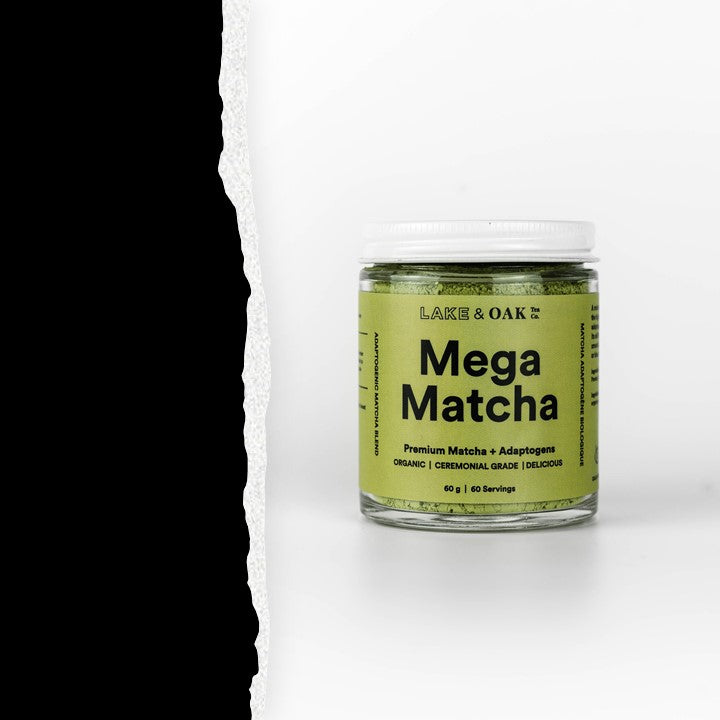 Mega Matcha Adaptogenic Superfood Blend by Lake & Oak Tea Co.