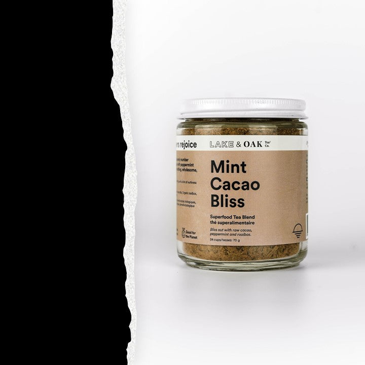 Mint Cacao Bliss by Lake & Oak Tea Co.