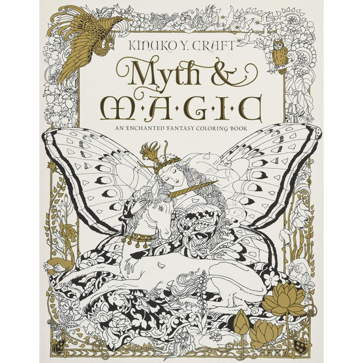 Myth & Magic Coloring Book by Kinuko Craft