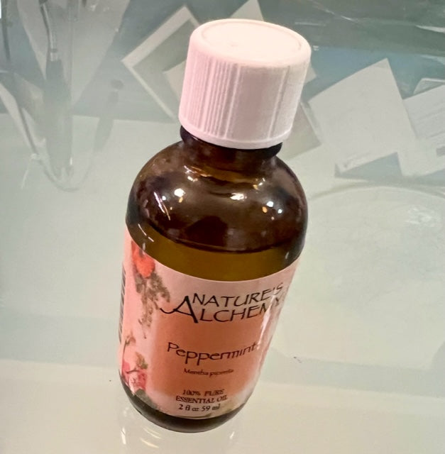 Peppermint, Essential Oil, Organic, 59 ml by Nature's Alchemy