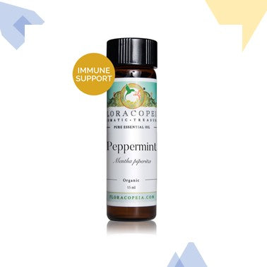 Peppermint Organic Essential Oil by Floracopeia 15ml.