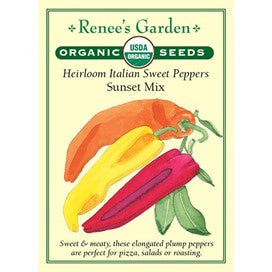 Italian Sweet Peppers, Heirloom, by Renee's Garden