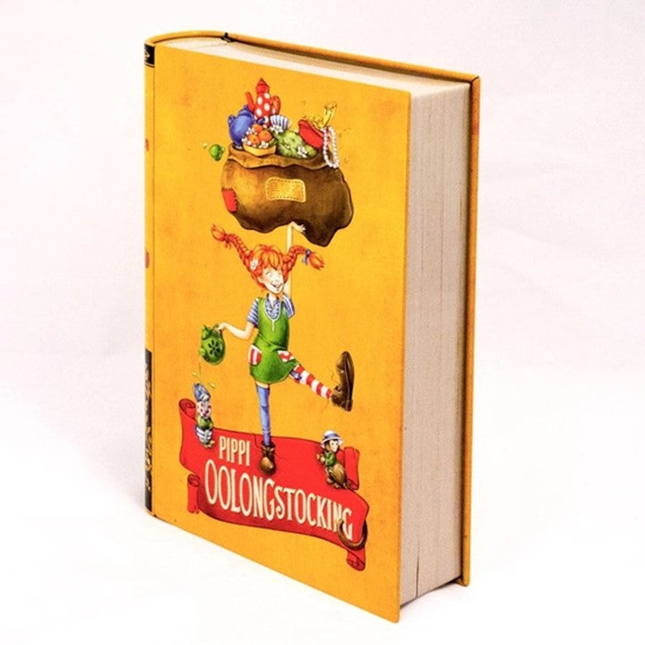 Pippi Oolongstocking - Book-shaped Tea Tin with Orange Oolong Tea by Novelteas LLC
