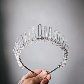 Quartz Crystal Crown by Luna Corvus
