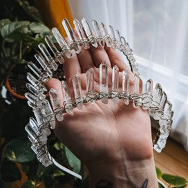 Quartz Crystal Crown by Luna Corvus