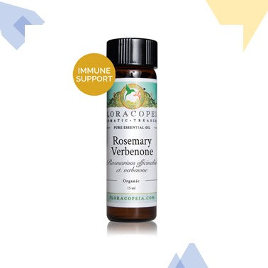 Rosemary Verbenone Organic Essential Oil by Floracopeia, 15 ml.