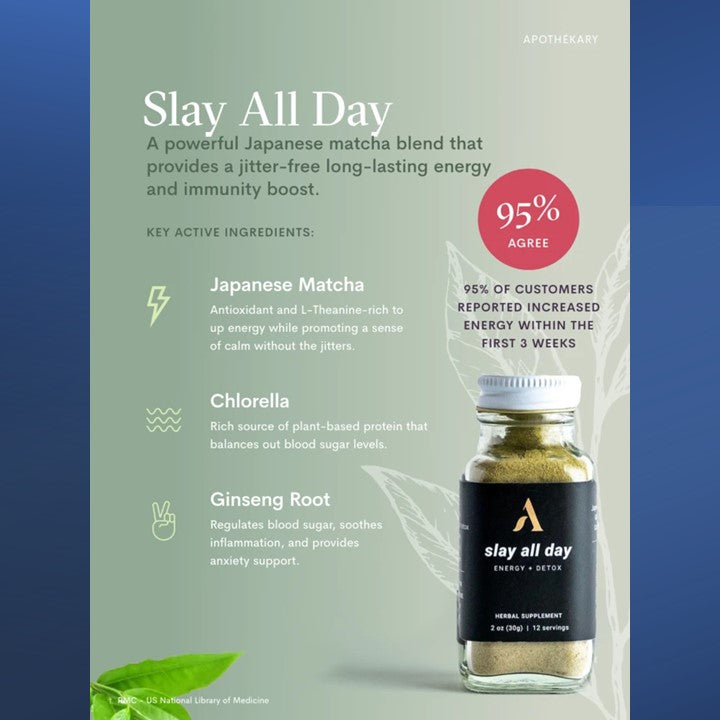 Apothékary - Slay All Day... For Energy and a Gentle Detox