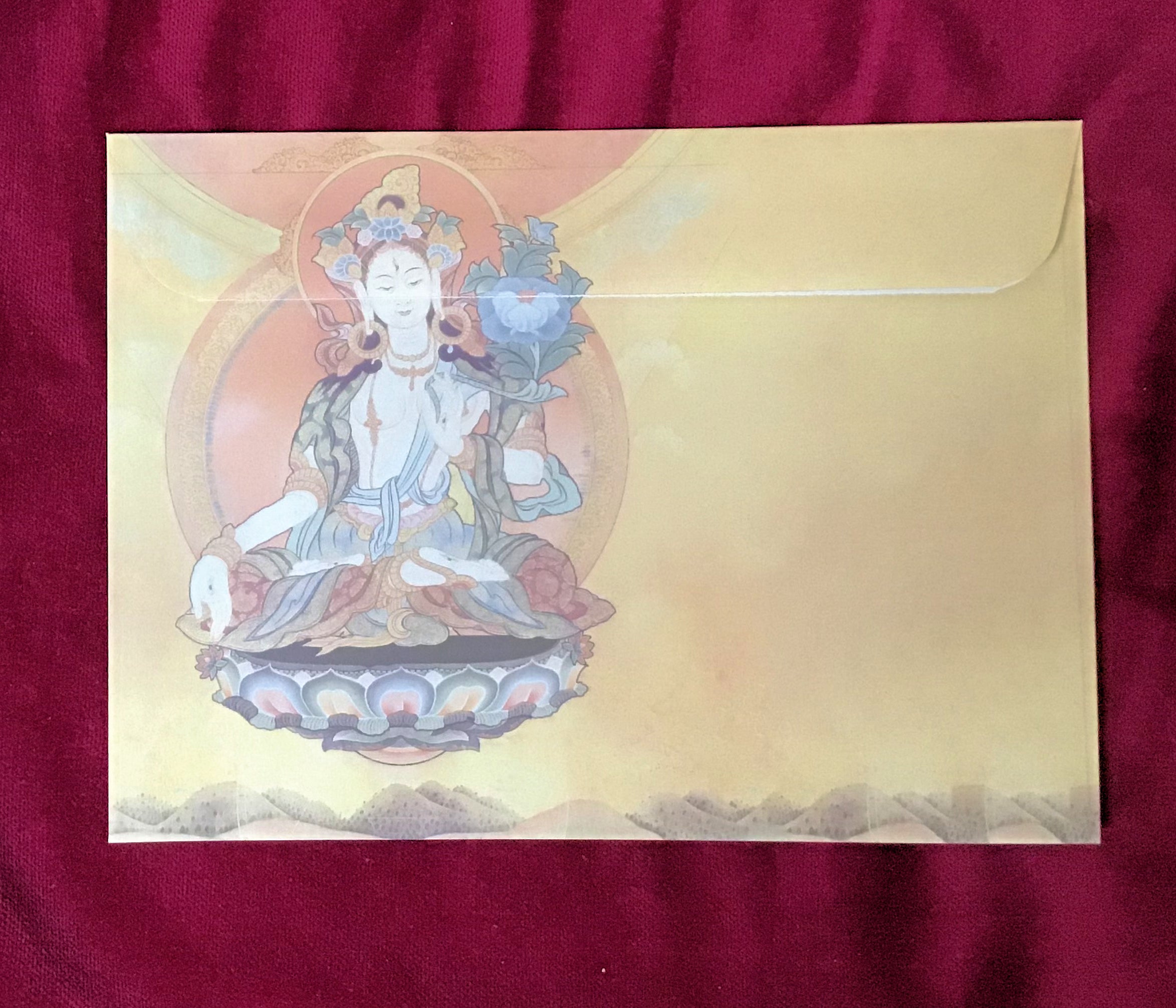 White Tara with Decorative Envelope