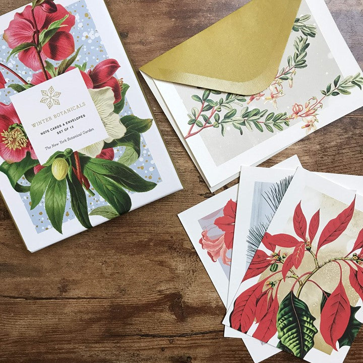 Winter Botanicals: Note Cards and Envelopes: Set of 12 Cards  by The New York Botanical Garden