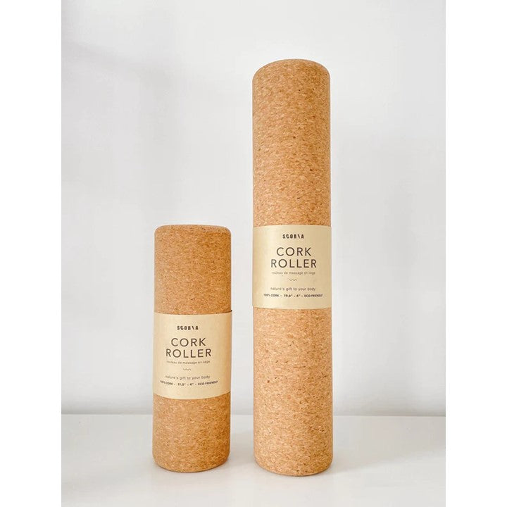 The X Long Natural Cork Roller : 19.6" x 4" by Scoria