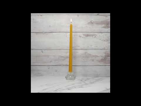 Organic 100% Pure Natural Beeswax Candle Single 12" Taper by Honey Candles of Kaslo, B.C.
